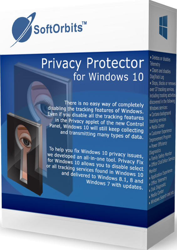 Отключение слежки для Windows 10