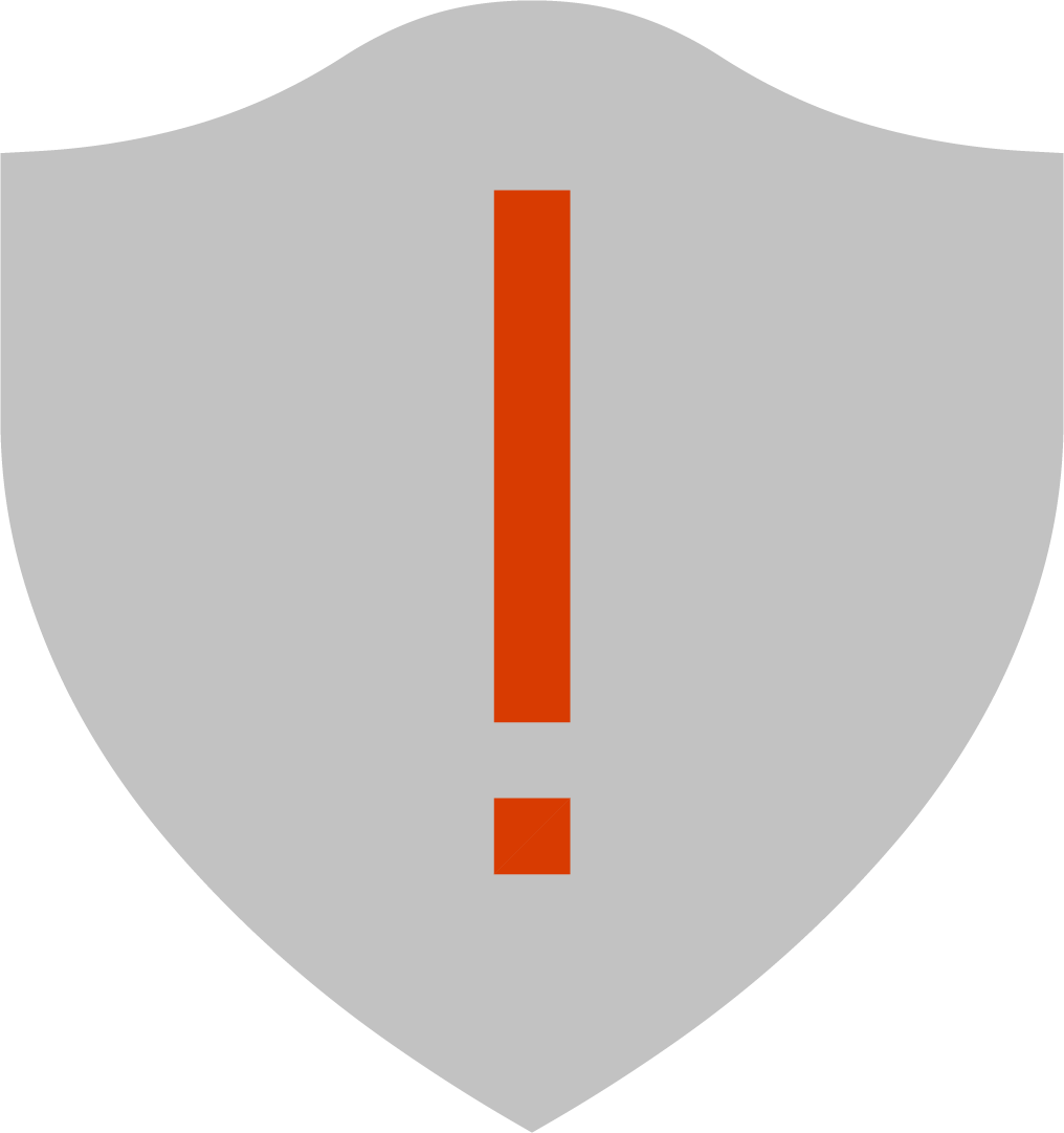 Shield icon with an exclamation mark