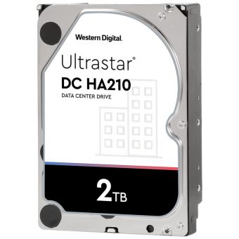 Жесткий диск Western Digital Ultrastar DC HA210 HDD 3.5" SATA 2Тb, 7200rpm, 128MB buffer, 512n (HUS722T2TALA604 HGST), 1 year 1W10002