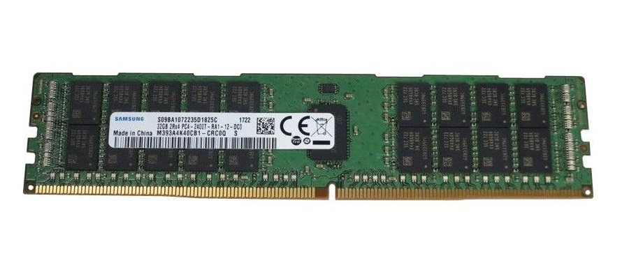 Оперативная память Samsung Original DDR4 32GB RDIMM (PC4-19200) 2400MHz ECC Reg 1.2V (M393A4K40CB1-CRC0Q)
