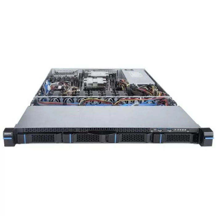 Серверная платформа Gigabyte GSS12P04S-EK-G S12-P04S r1.0 (1U, 2xLGA3647, iC621, 8xDDR4, up to 4x3.5, 2x1GbE, AST2500 RMC, 2x650W)