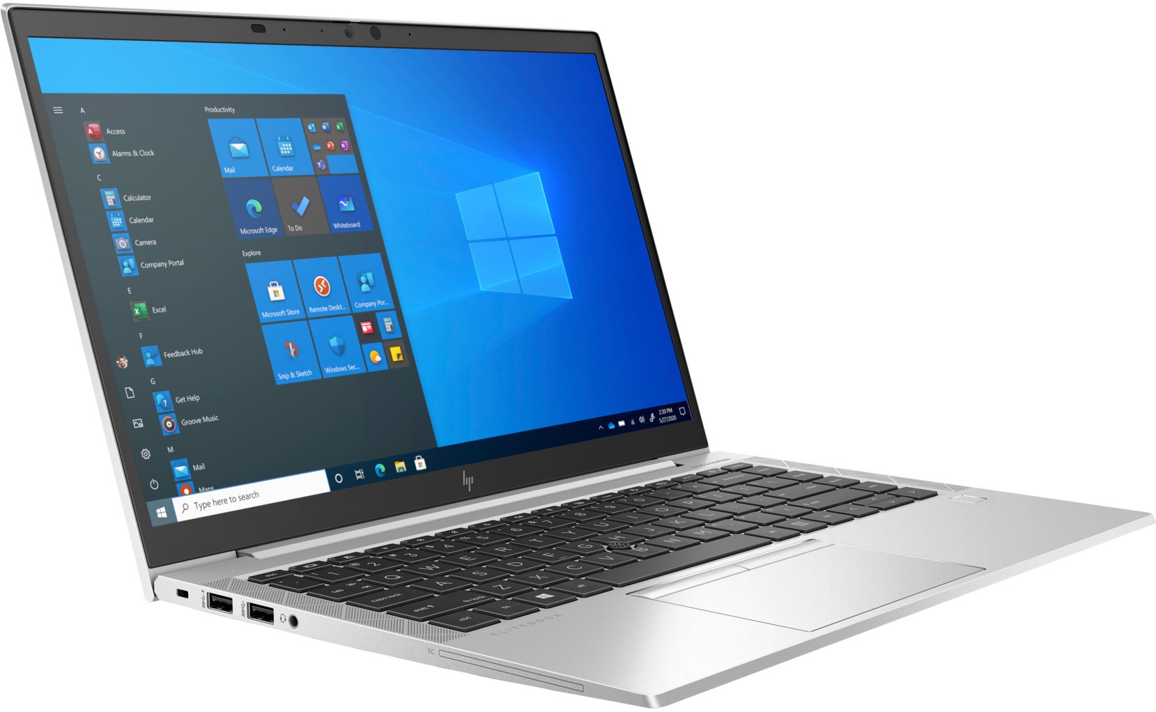 Ноутбук HP EliteBook 840 G8 Core i5 1135G7/8Gb/SSD256Gb/Intel Iris Xe graphics/14" UWVA/FHD (1920×1080)/Windows 10 Professional 64/silver/WiFi/BT/Cam-39439