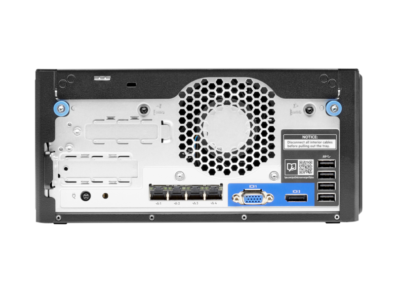 Сервер HPE ProLiant MicroServer Gen10 Plus 1xE-2224 S100i 4P 1x180W (P16006-421)-41070