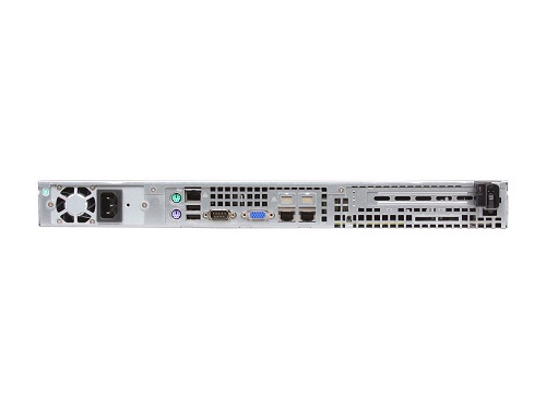 Сервер Supermicro SYS-5017R-MF - 1U, LGA2011,C602,8xDDR3 upto 512Gb,2 int x3.5"HDD,PCI-Ex16,2xGbE,IPMI,350W-27913