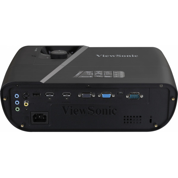 Проектор ViewSonic Pro7827HD DLP, Full HD 1920x1080, 2200Lm, 22000:1, VGA, 3*HDMI/2*MHL, USB, mini-USB, LAN, 10W speaker, mic, 144Hz 3D, Lamp life 650-26459