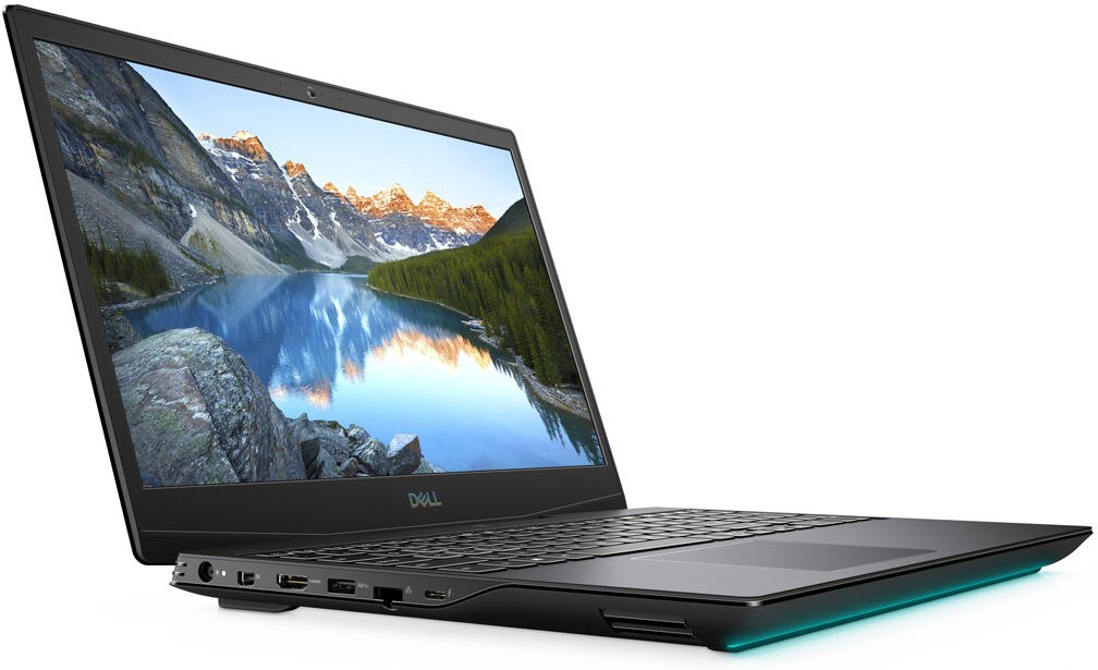 Ноутбук Dell G5 5500 Core i7 10750H/16Gb/SSD1Tb/nVidia GeForce RTX 2060 6Gb/15.6" WVA/FHD (1920x1080)/Linux/black/WiFi/BT/Cam-39206