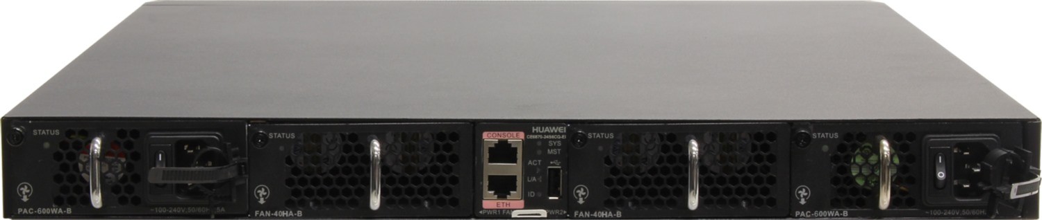 Коммутатор Huawei CE6870-48S6CQ-EI 02350RXE 24xSFP-1000BaseT/24xSFP-10G-LR-MP/2xQSFP-40G-SDLC-PAM/QSFP-40G-CU1M-40369