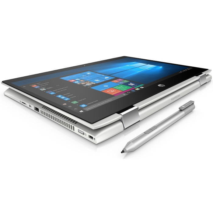 Ноутбук HP ProBook x360 440 G1 Core i7-8550U 1.8GHz,14" FHD (1920x1080) Touch,8Gb DDR4(1),256Gb SSD,48Wh LL,FPR,1.72kg,1y,Silver,Win10Pro No Digital Active Pen-16019