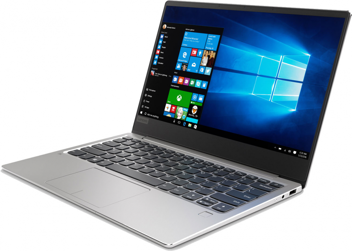 Ноутбук Lenovo IdeaPad 720S-14IKBR Core i7 8550U/8Gb/SSD256Gb/nVidia GeForce Mx150 2Gb/14"/IPS/FHD (1920x1080)/Windows 10/silver/WiFi/BT/Cam