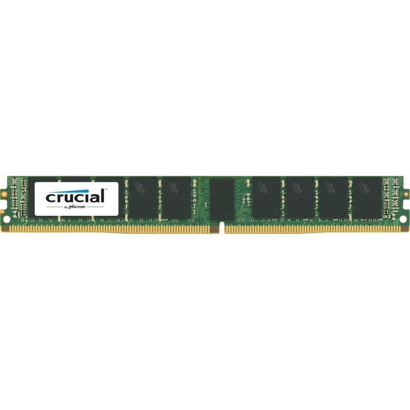 Оперативная память Crucial by Micron DDR4 16GB (PC4-19200) 2400MHz ECC Registered VLP SR x4, 1.2V CL17 (Retail) Very Low Profile