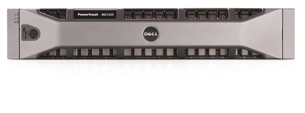 Система хранения данных Dell MD1220 x24 2x1Tb 7.2K 2.5 NL SAS 2x600W PNBD 3Y 2x1m Cab SAS (210-30718-52)
