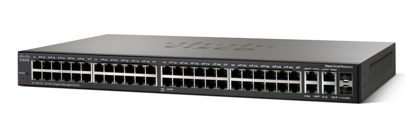 Коммутатор Cisco SG300-52 52-port Gigabit Managed Switch