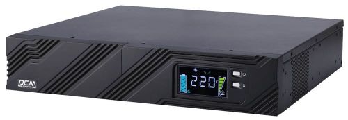 ИБП Powercom SPR-3000 LCD линейно-интерактивный, 3000 ВA, 2400 Вт, LCD, Rack/Tower, 8 розеток IEC320 C13 и 1 розетка C19 с резервным питанием, USB, RS-232, слот под SNMP карту, защита RJ45