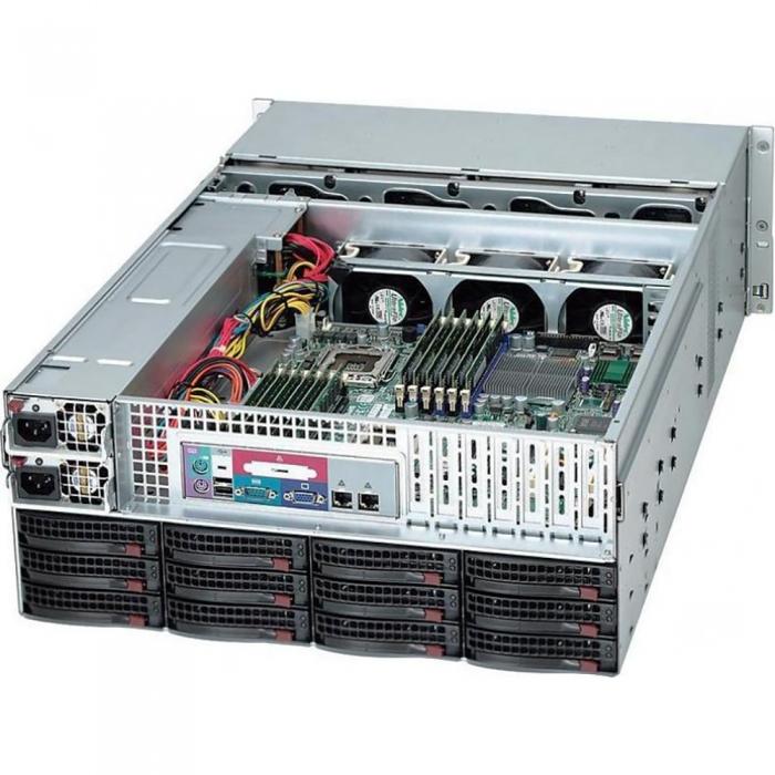 Корпус для сервера Supermicro CSE-847BE2C-R1K28LPB Black 36xSAS/SATA, Enhanced E-ATX 1200W HS 4U RM-41725