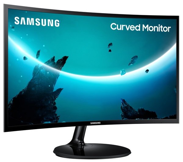 Монитор Samsung C24F390FHI 23.5" curved (R 1800mm) Wide LCD VA LED monitor, 1920*1080, 4(GtG)ms, 250 cd/m2, MEGA DCR(static 3000:1), 178°/178°, D-sub,-31029