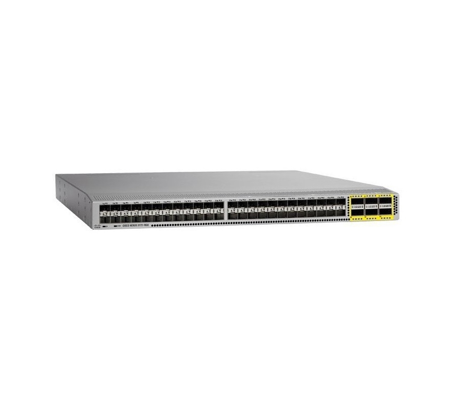 Коммутатор Cisco Nexus 3172PQ, 48 x SFP+ & 6 QSFP+ ports, extended memory
