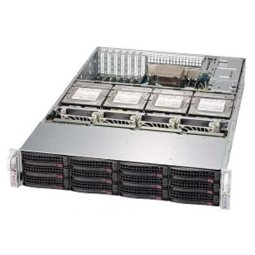 Корпус SuperMicro CSE-829HE1C4-R1K02LPB 2U, LP, E-ATX, 1000 Вт, 12x 3.5-inch SAS3/SATA3 HDD/SSD (front) and 4x SAS3/SATA3 (middle), Black