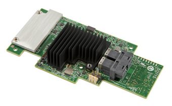 Raid контроллер Intel Integrated RAID Module RMS3CC080, with dual core LSI3108 ROC, 12 Gb/s, 8 internal port SAS 3.0 mezzanine card, RAID levels 0,1,5