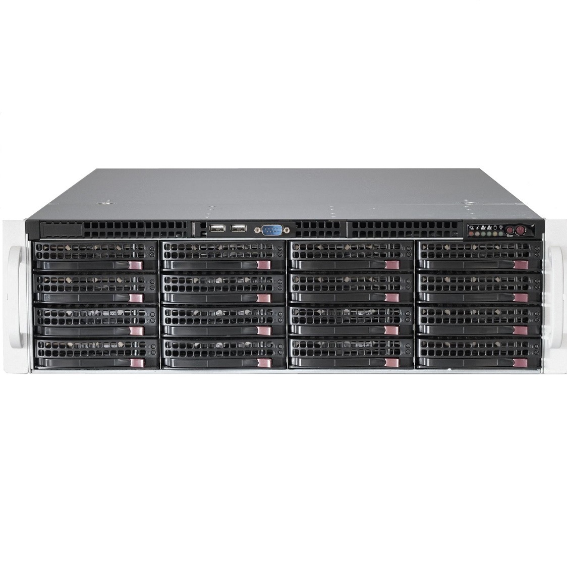 Сервер Supermicro SSG-6038R-E1CR16N - 3U, 2x920W, 2xLGA2011-r3, iC612 , 24xDDR4, 16x3.5"HDD, 4x10GbE