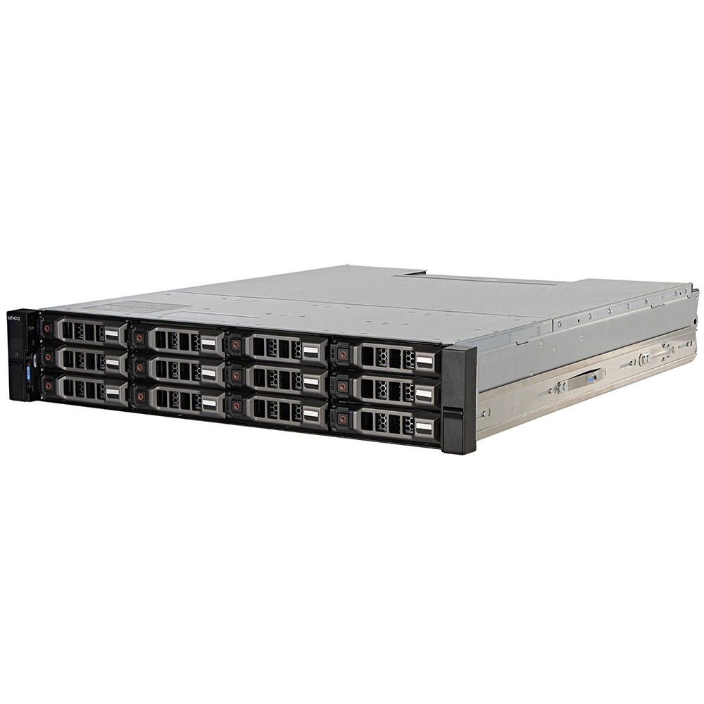 Система хранения данных(схд) Dell PowerVault ME4012 12LFF(3,5") 2U/ 8xSFP+ Converged FC16 or 10GbE iSCSI/ Dual Controller/ w/o Tranceivers/ noHDD/ Bez-44011