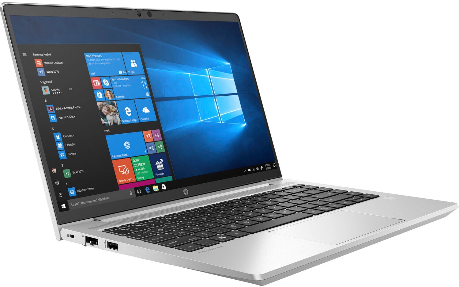 Ноутбук HP ProBook 440 G8 Core i5-1135G7 2.4GHz,14" FHD (1920x1080) AG,8Gb DDR4(1),256Gb SSD,45Wh LL,FPR,1.6kg,1y,Silver,Win10Pro-39332