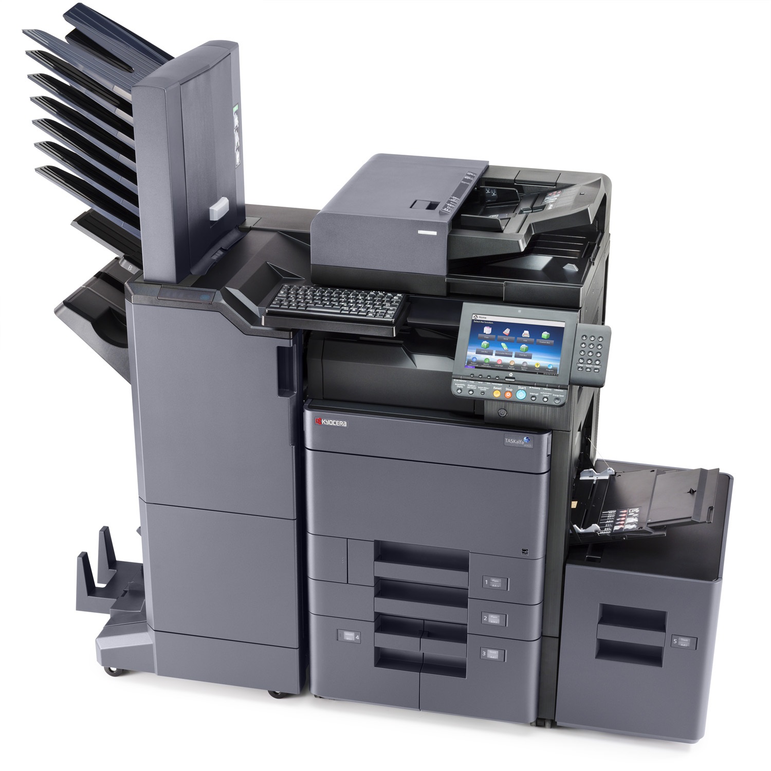 Цветной копир-принтер-сканер Kyocera TASKalfa 406ci (A4, 40 ppm,1200 dpi, 2 GB, USB, Network, дуплекс, 7" Touch Panel, без тонера и ADF)-23546