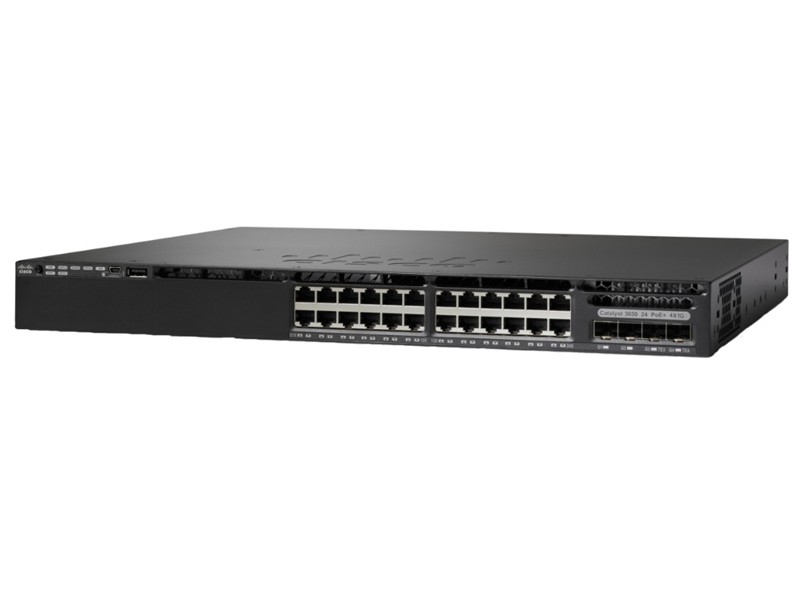 Коммутатор Cisco Catalyst 3650 24 Port PoE 2x10G Uplink LAN Base