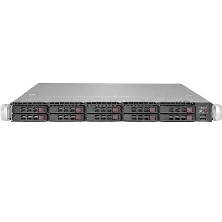 Сервер Supermicro SYS-1028U-TR4+ - (Complete Only) 1U, 2xLGA2011, Intel C612, 24xDDR4, 10x2.5" HDD
