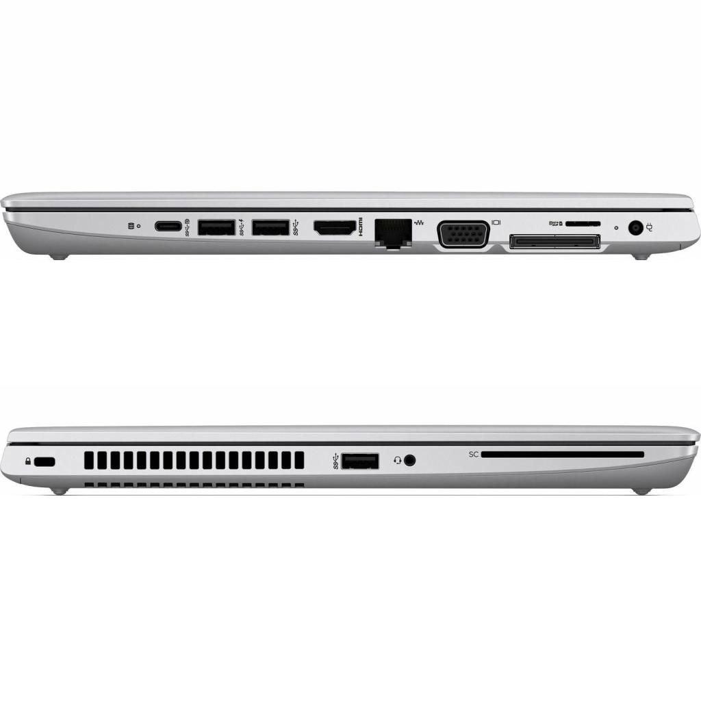 Ноутбук HP ProBook 640 G4 Core i5-8250U 1.6GHz,14" FHD (1920x1080) IPS AG,8Gb DDR4(1),256Gb SSD,48Wh,FPR,1.8kg,1y,Silver,Win10Pro-15968