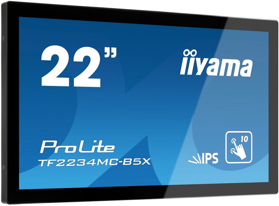 Монитор Iiyama 21.5" ProLite TF2234MC-B5X черный IPS LED 8ms 16:9 HDMI матовая 250cd 178гр/178гр 1920x1080 D-Sub DisplayPort FHD USB Touch-13872