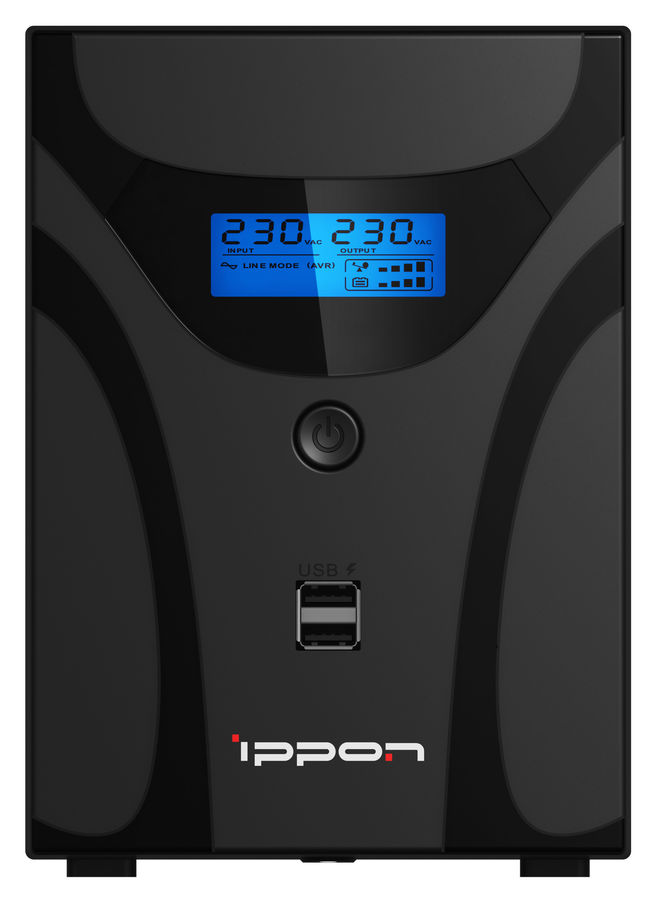 ИБП Ippon Smart Power Pro II Euro Line-Interactive 1600 960W/1600VA (804970)-45651
