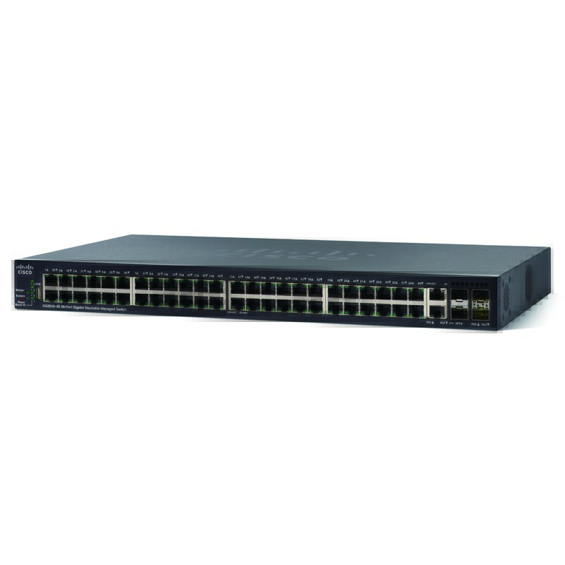 Коммутатор Cisco SG350X-48 48-port Gigabit Stackable Switch
