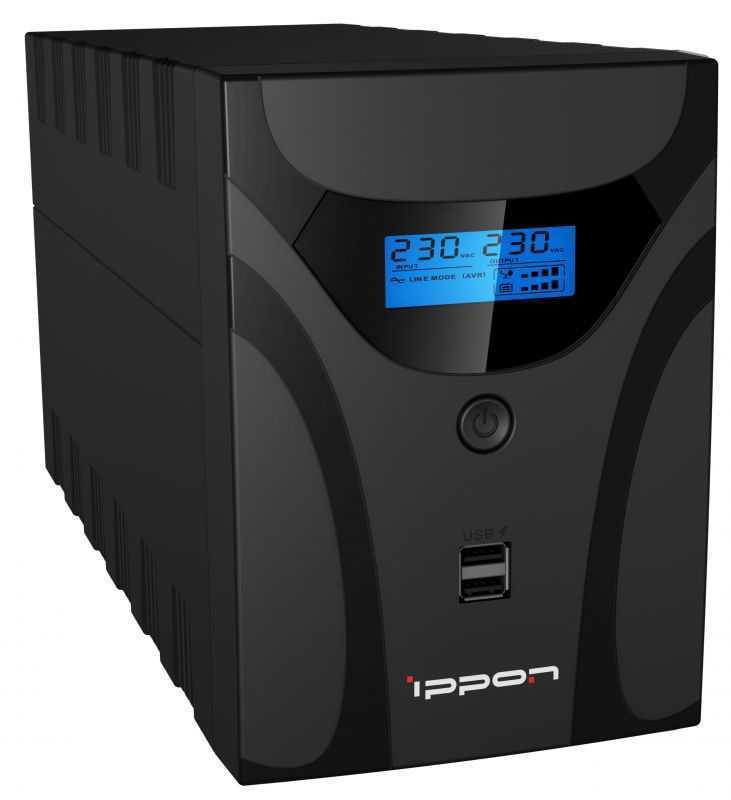 ИБП Ippon Smart Power Pro II 1200 Line-Interactive 720W/1200VA (803621) 1005583