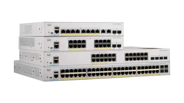 Коммутатор Cisco Catalyst 1000 16port GE, POE, 2x1G SFP