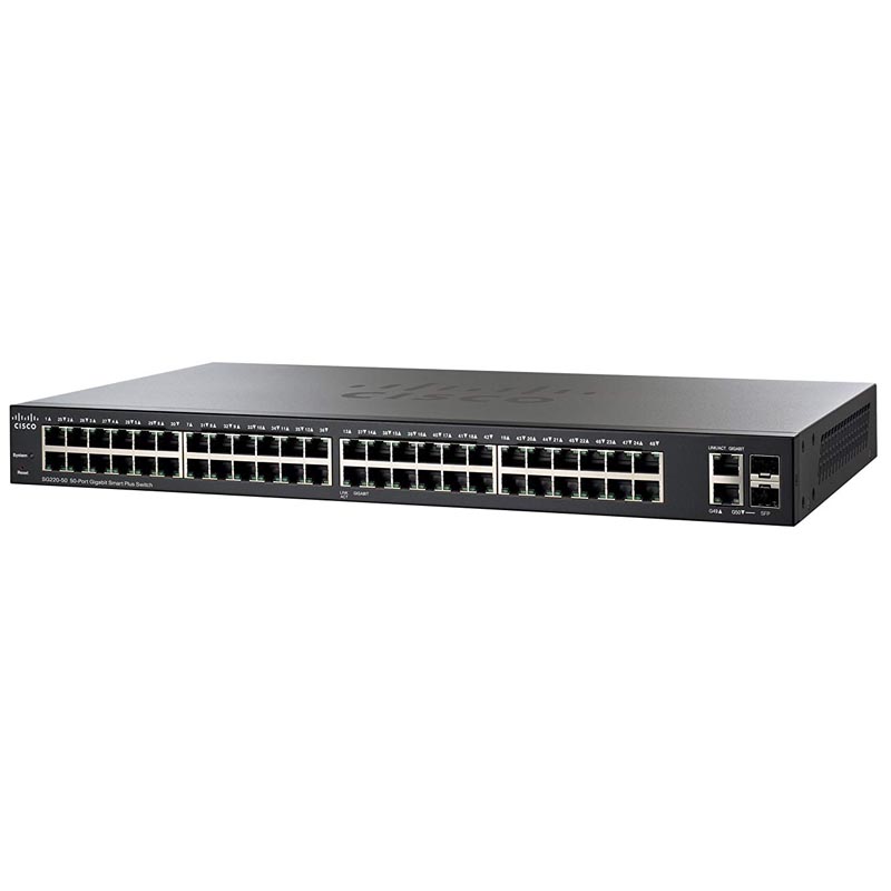 Коммутатор Cisco SG220-50 50-Port Gigabit Smart Switch