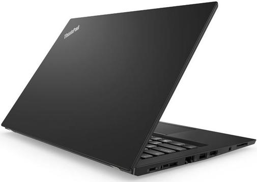 Ноутбук Lenovo ThinkPad T480s 14" FHD (1920x1080) IPS, i7-8550U (1.80 GHz), 8GB DDR4, 512GB SSD, intel UHD 620, no ODD, WiFi, BT,WWAN Ready, FPR+SCR, 720P,3cell, Win10 Pro, Black, 1.32kg, 3y.CI-20047