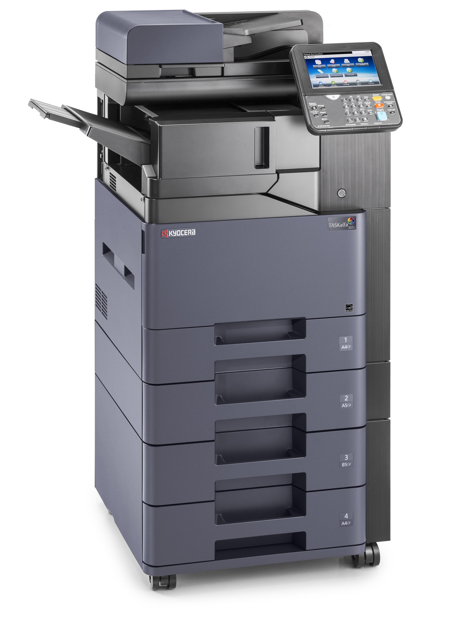 Цветной копир-принтер-сканер Kyocera TASKalfa 307ci (A4, 30 ppm, 1024 MB, Network, дуплекс, автоподатчик, б/тонера) 1102SZ3NL0