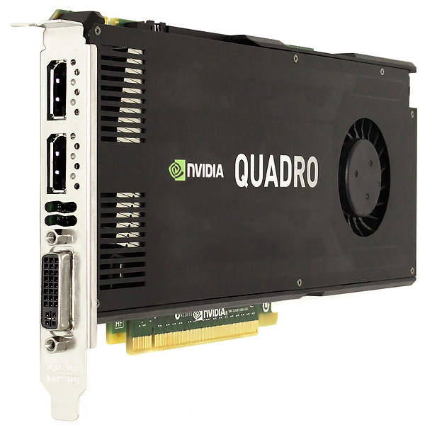 Видеокарта NVidia Quadro K4000 3GB PCIe 1xDVI 2xDP (б/у)