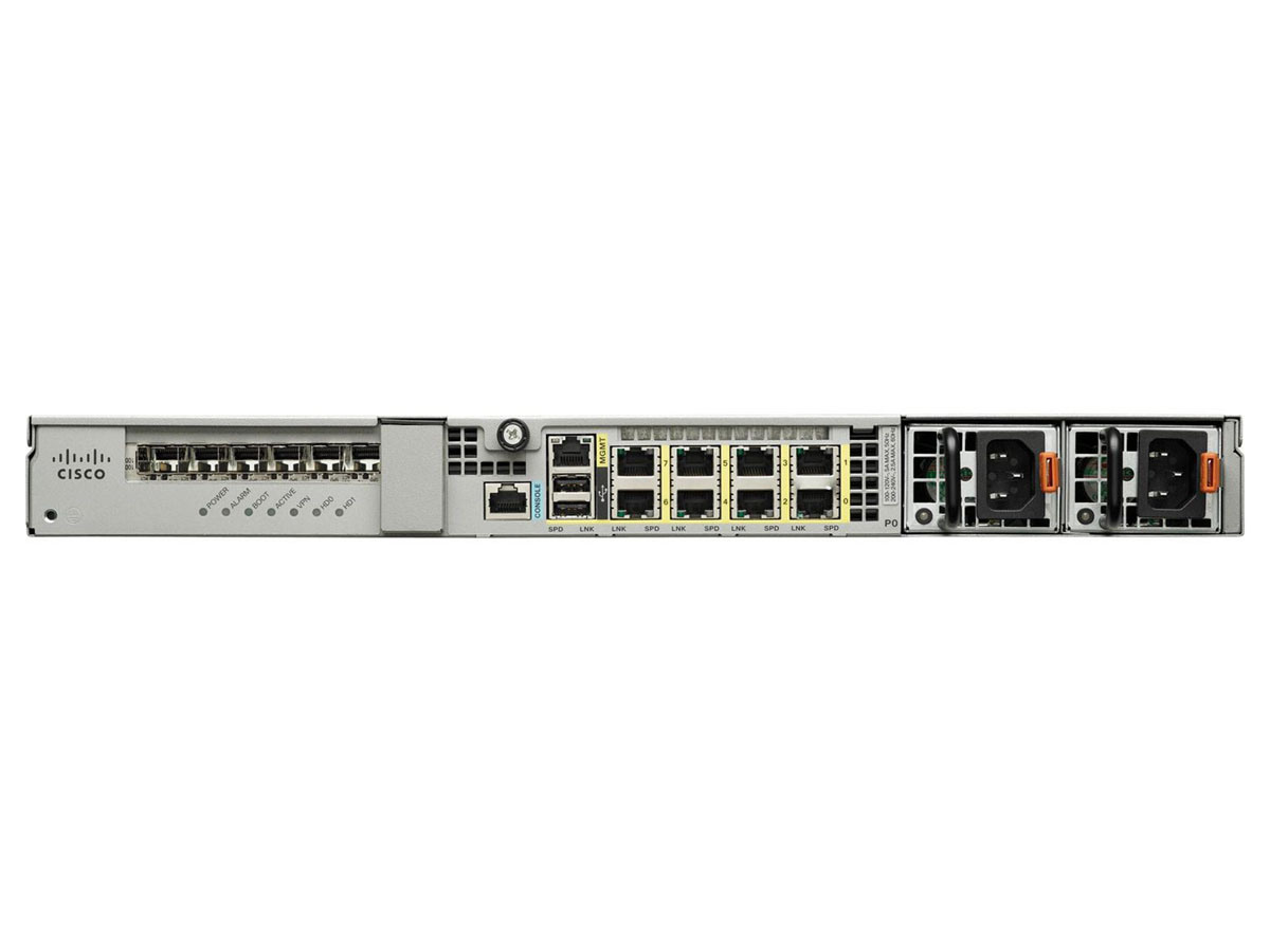 ASA5545-FPWR-K8 ASA 5545-X with FirePOWER Services, 8GE, AC, DES, 2SSD-15096