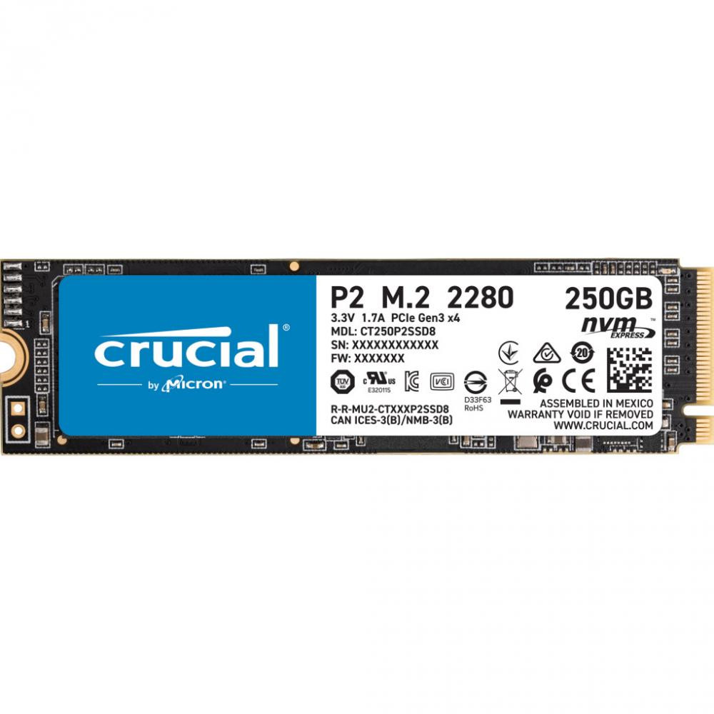 Накопитель SSD Crucial 250GB NVMe M.2 (CT250P2SSD8)