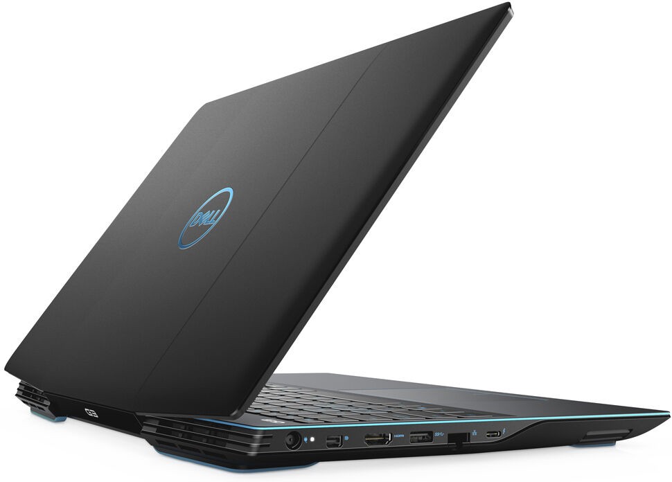 Ноутбук Dell G3 3500 Core i5 10300H/8Gb/SSD256Gb/nVidia GeForce GTX 1650 4Gb/15.6" WVA/FHD (1920x1080)/Windows 10/black/WiFi/BT/Cam-39070