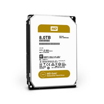 Жесткий диск Western Digital HDD SATA-III 8000Gb GOLD WD8002FRYZ, 7200rpm, 128MB buffer