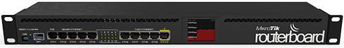 Маршрутизатор MikroTik RB2011UiAS-RM Router 1U 19" Rack Mount. Ethernet 5x 10/100 + 5x 1000 +SFP. PoE. microUSB, touchscreen LCD {10} (000347)