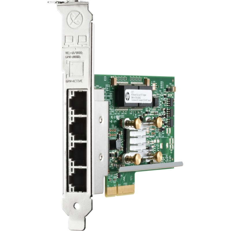 Сетевой адаптер HPE Ethernet 1Gb 4-port BASE-T BCM5719 647594-B21