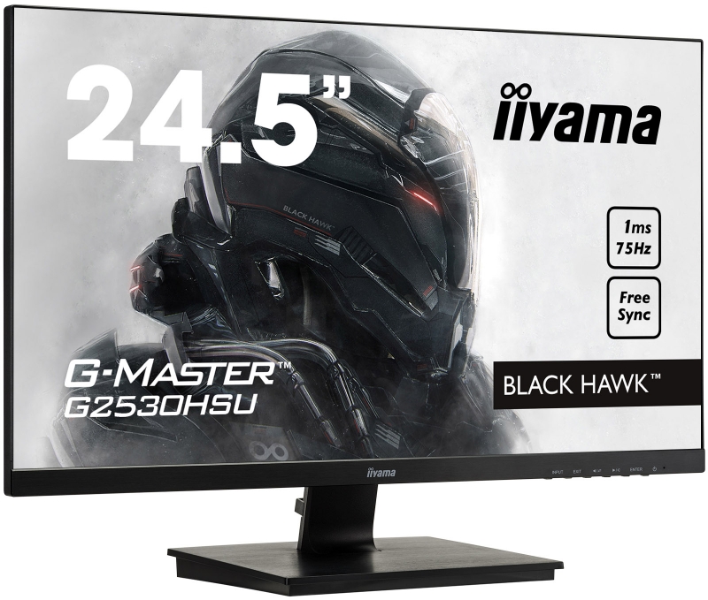 Монитор Iiyama 24.5" G-Master G2530HSU-B1 черный TN LED 1ms 16:9 HDMI M/M матовая 250cd 170гр/160гр 1920x1080 D-Sub DisplayPort FHD USB 4кг-14071