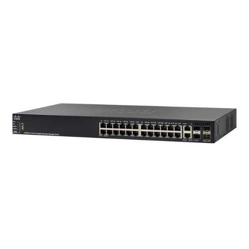 Коммутатор Cisco SG550X-24MPP 24-port Gigabit PoE Stackable Switch