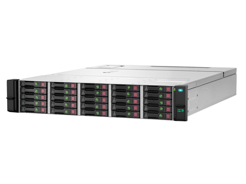 Система хранения данных HPE D3710 SFF 12Gb SAS Disk Enclosure (2U; up to 25x SAS/SATA drives (Gen8/9/10), 2xI/O module, 2xfans and RPS, 2x0,5m HD Mini-32498