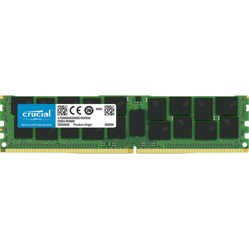 Оперативная память Crucial (1x32Gb) DDR4 RDIMM 2666MHz CT32G4LFD4266