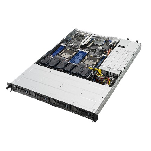 Серверная платформа ASUS RS500-E9-RS4 // 1U, ASUS Z11PR-D16-DC, 2 x socket P (LGA 3746) Intel® Xeon® Scalable 205w, 2048GB max, 4HDD Hot-swap, 2 x M.2, DVR, 2 x 770W, CPU FAN ; 90SF00N1-M00370