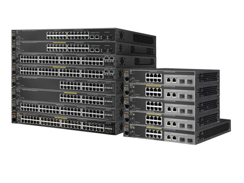 Коммутатор HPE Aruba  2530 24G 2SFP+ Switch (24 x 10/100/1000 + 2 x SFP+, Managed, L2, virtual stacking, 19") J9856A